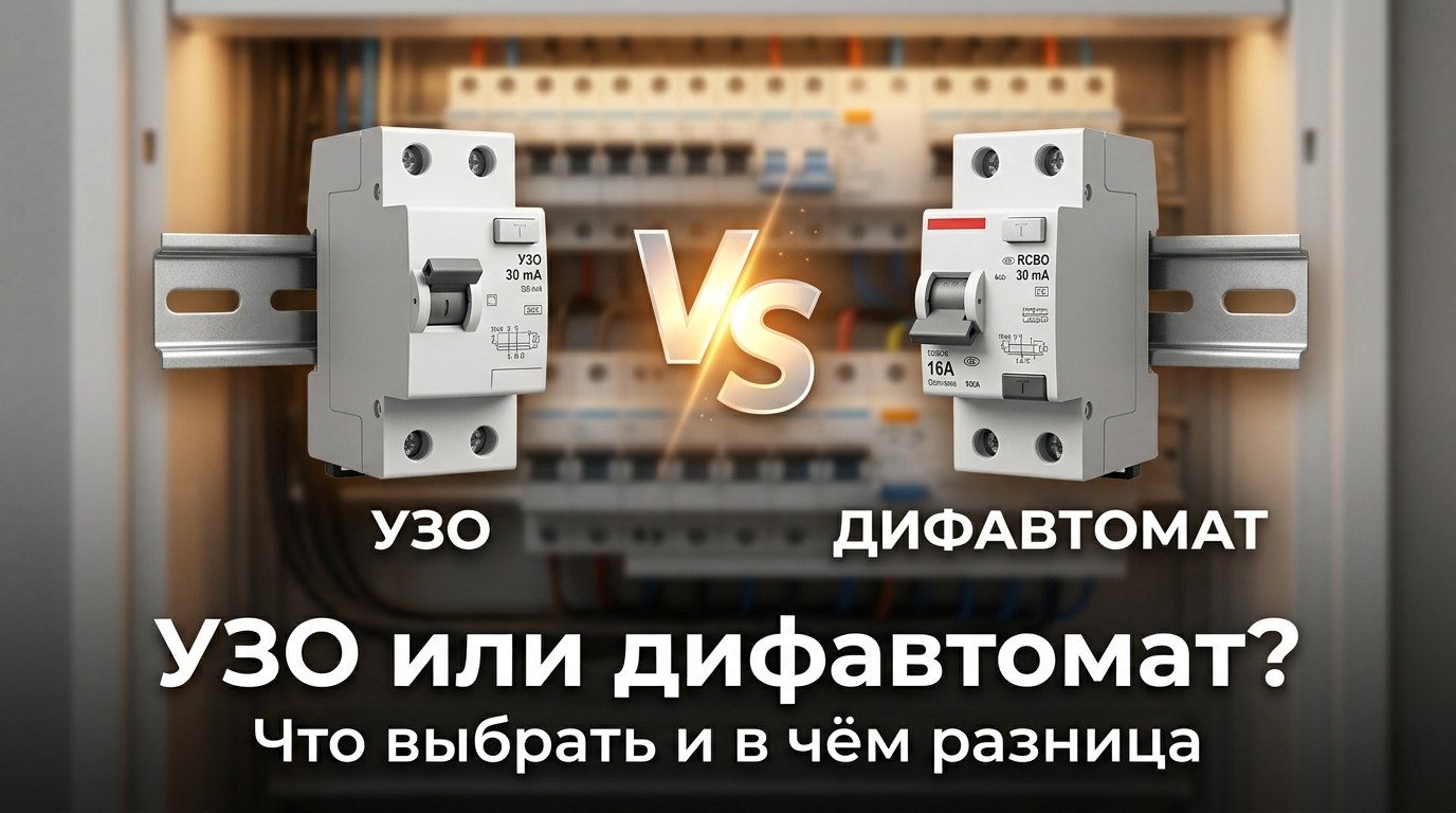 Что такое УЗО и дифавтомат, зачем они? Как правильно выбрать?